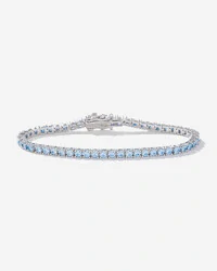 Pulseira Riviera Mavi 16 cm - Moissanite 0.6ct - 2,5 mm - Prata 925