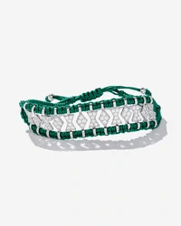 Pulseira Macramê Diamond - Prata 925