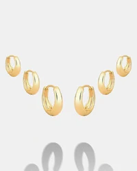 Trio de Argolas Selene