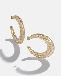 Brinco Maxi Argola Coral