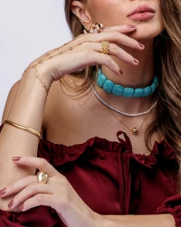 Pulseira de Mão Maya