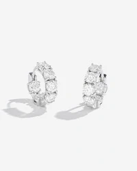 Brinco Argola Yana Aurora Moissanite - 1,8ct - Prata 925