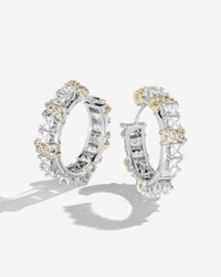 Brinco Argola Celeste Shine