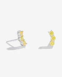 Brinco Ear Cuff Noelle- Moissanite 3 mm - 0.1ct - Prata 925