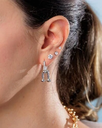 Brinco Argola Duo Marcella