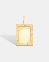 Pingente Placa Elisa - Prata 925