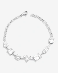 Pulseira Riviera Fio Faca Formas - Prata 925