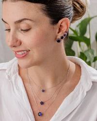 Brinco Leticia 4mm - Prata 925