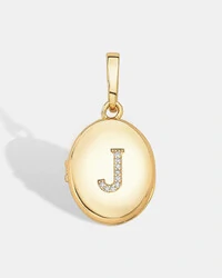 Pingente Relicário Letra