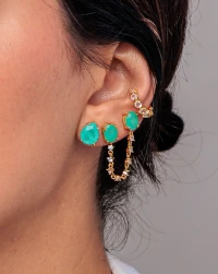 Brinco Ear Line Luxo
