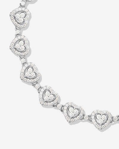Foto Pulseira Corações Gisela - Moissanite 0,015ct - Prata 925