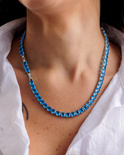 Foto Colar Riviera Square - 6mm - 4 garras - 42cm
