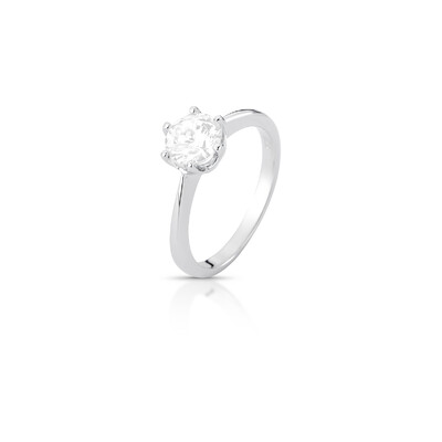 Foto Anel Solitário Classic - Prata 925