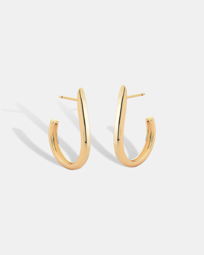 Foto Brinco Argola Gancho Thin - M