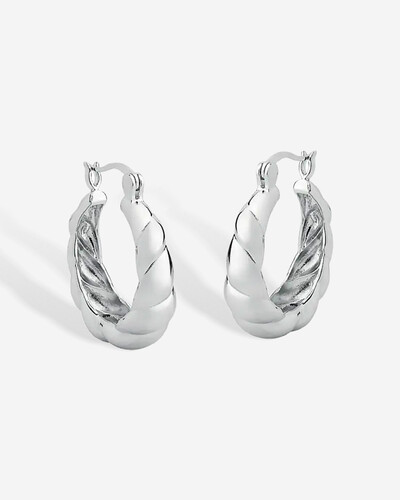 Foto Brinco Argola Twist