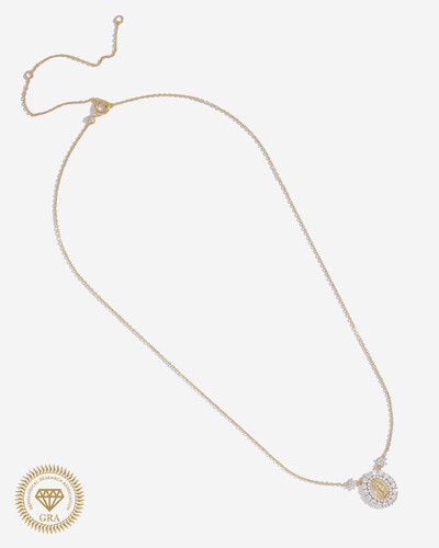 Foto Colar Nossa Senhora das Graças - Moissanite - 0.036ct -Prata 925