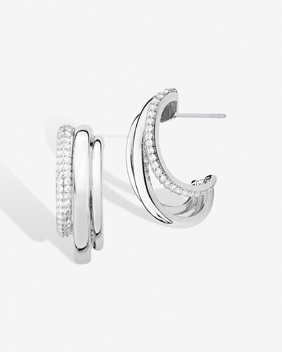 Foto Brinco Argola Tube Shine