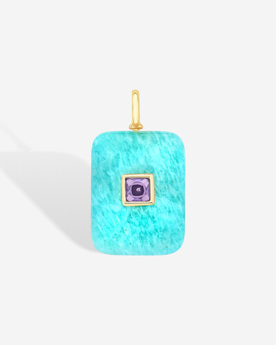 Foto Pingente Natural Square M - Tanzanita