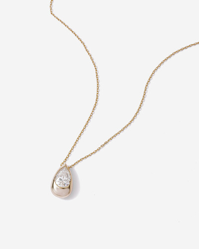 FotoColar Gota Celine - Moissanite 10 mm - 2.0ct -Prata 925