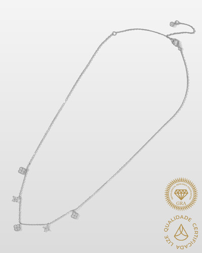 Foto Colar Alis Moissanite 3.0mm - 0.7ct - Prata 925