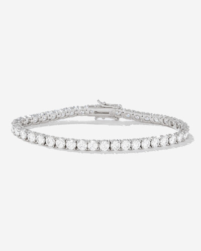 Foto Pulseira Riviera Aurora 18 cm - Moissanite 0.5ct - 4 mm - Prata 925