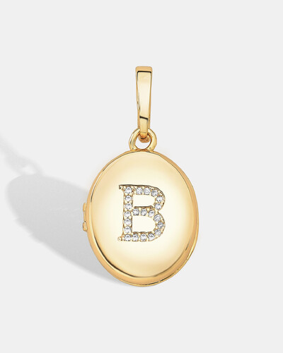 Foto Pingente Relicário Letra