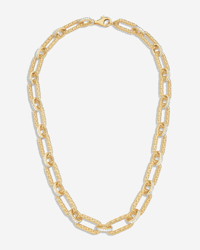 Foto Colar Elos Holes - Prata 925