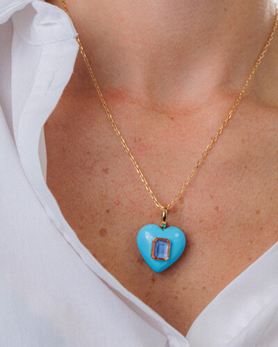 Foto Colar Blue Love