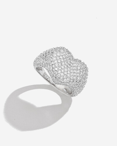 Foto Anel Mindinho Khloe - Prata 925