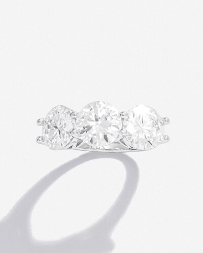 Foto Anel Aparador Yildiz- Moissanite 8 mm - 2,0ct - Prata 925