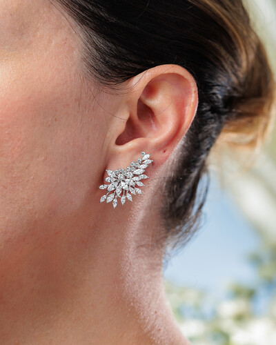 FotoBrinco Ear Cuff Flor de Lis