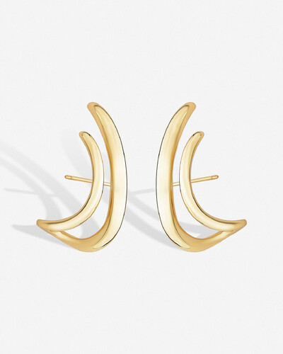 Foto Brinco Ear Hook Golden Moon