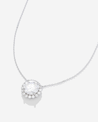 Foto Colar Moissanite Luxo Max - 6.96ct - Prata 925