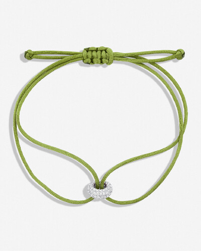 Foto Pulseira Fio Encerado Elo Colors - Prata 925