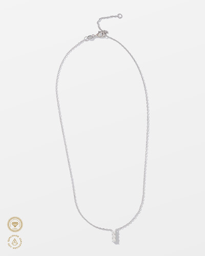 Foto Colar Vitta Moissanite 3mm x 3 - 0.3ct - Prata 925