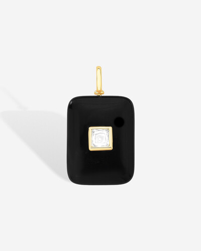 Foto Pingente Natural Square M - Cristal