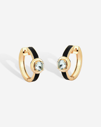 Foto Brinco Argola Noir