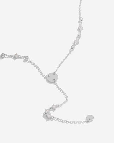 Foto Colar Gravata Sabine Moissanite - 3mm - 0.7ct - Prata 925