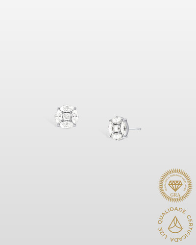 Foto Brinco Noite e Luz Moissanite Petit - Prata 925