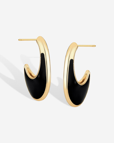 Foto Brinco Argola Midnight