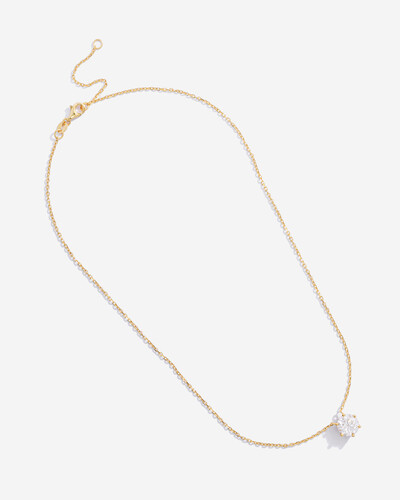 FotoColar Solitário Glitz - Moissanite 8,5 mm - 6 Garras - 2.5CT - Prata 925 - Banho ouro 18k