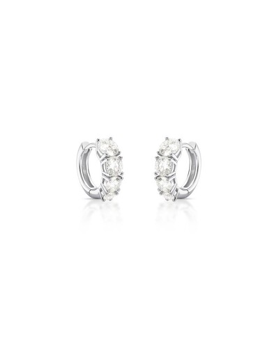 Foto Brinco Argola Lis Moissanite 3.16ct - Prata 925