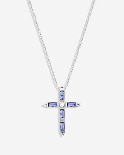 Foto Colar Cruz Mirella - Prata 925