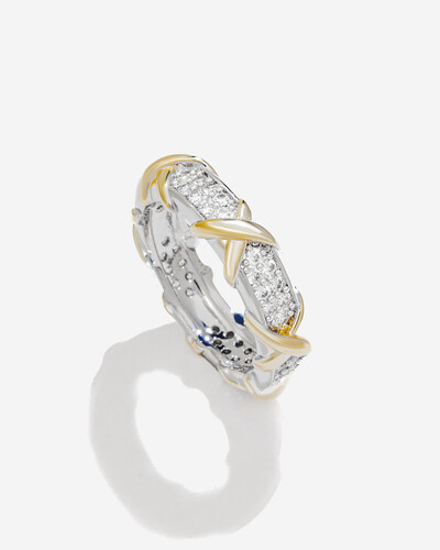 Foto Anel Celeste - Micro Zircônias