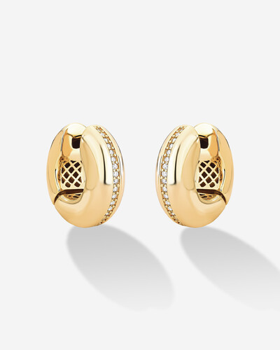 FotoBrinco Argola Bold Cravejada