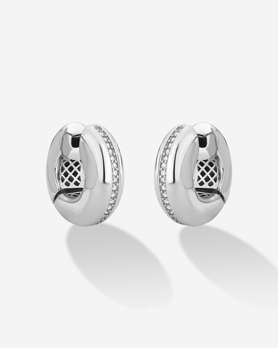 Foto Brinco Argola Bold Cravejada