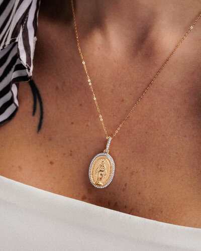 FotoColar Medalha Nossa Senhora Das Graças - Prata 925