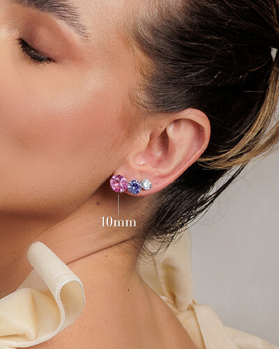 FotoBrinco Diana 10 mm - Prata 925