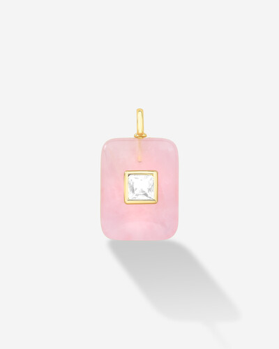 Foto Pingente Pedra Natural Square M - Cristal