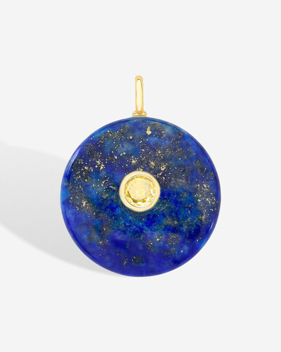 Foto Pingente Pedra Natural Circle - Citrino